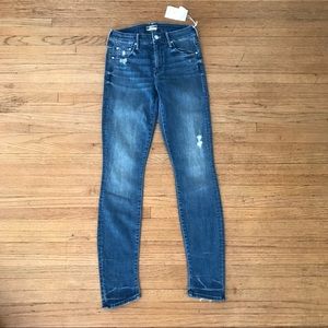 Mother Denim Jeans The Looker in Graffiti Girl NWT